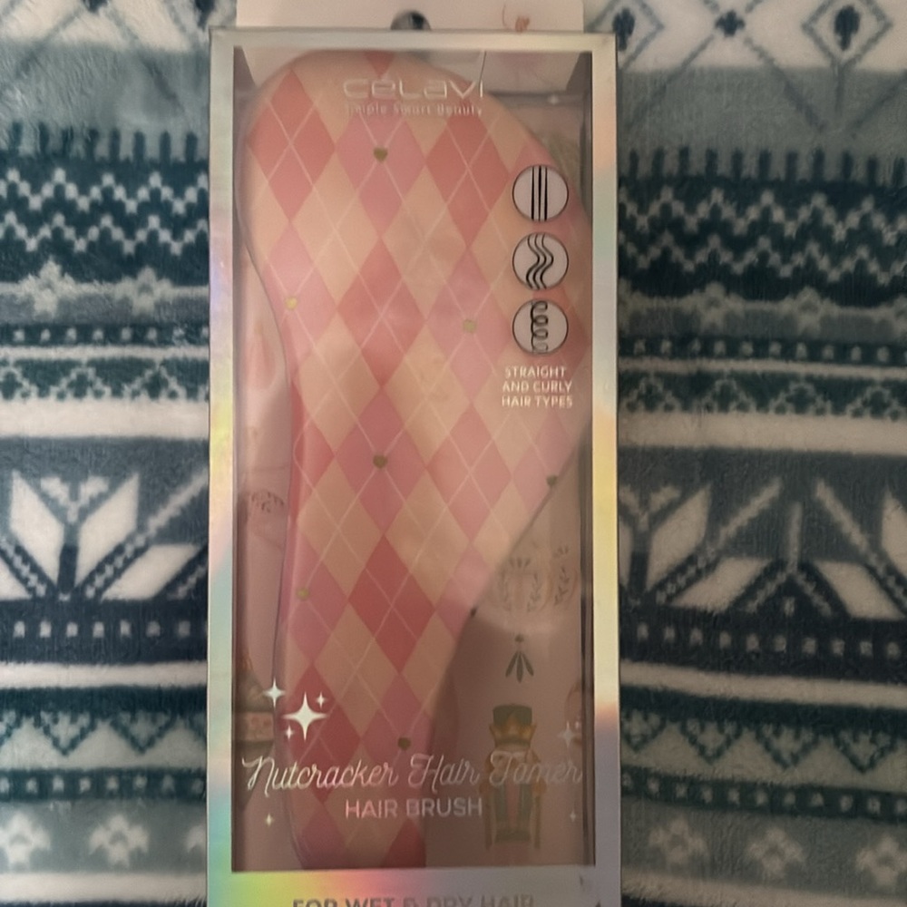 New Coco & Eve Pink Hair Brush - Picture 3 of 3